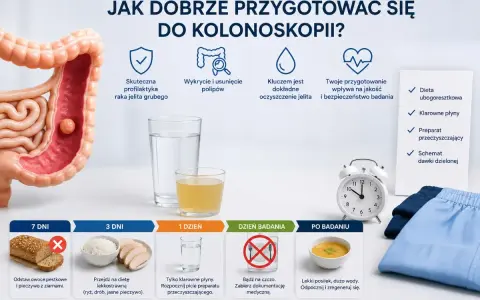 Jak przygotować się do kolonoskopii: dieta, klarowne płyny, preparat i schemat dawkowania. Zobacz, co jeść i pić przed badaniem.